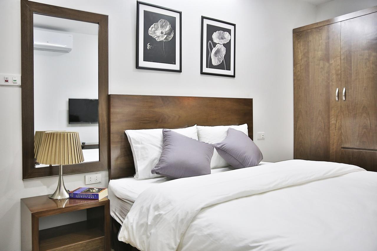 วี-เฮาส์ 6 เซอร์วิซ อพาร์ตเมนต์ Aparthotel ฮานอย ภายนอก รูปภาพ