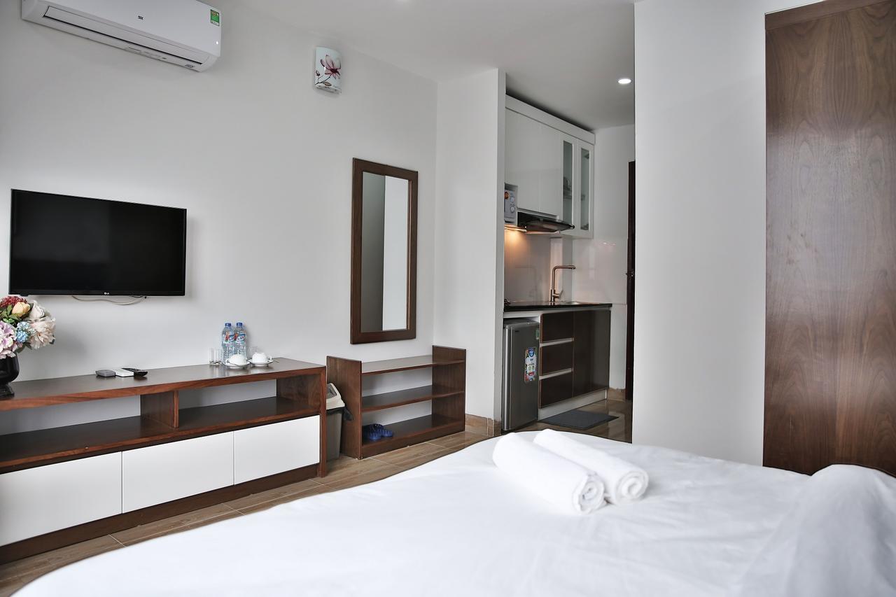 วี-เฮาส์ 6 เซอร์วิซ อพาร์ตเมนต์ Aparthotel ฮานอย ภายนอก รูปภาพ