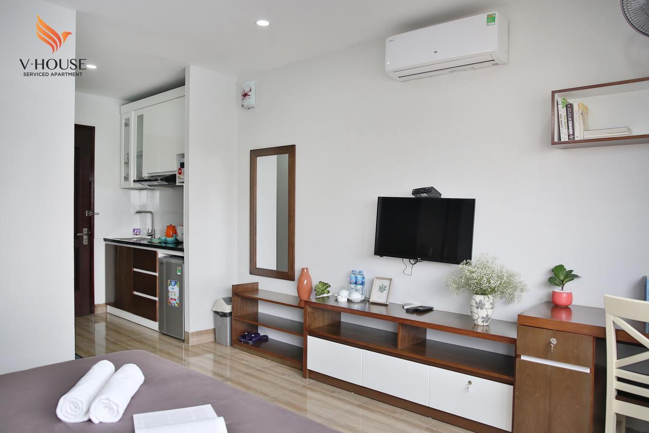วี-เฮาส์ 6 เซอร์วิซ อพาร์ตเมนต์ Aparthotel ฮานอย ภายนอก รูปภาพ