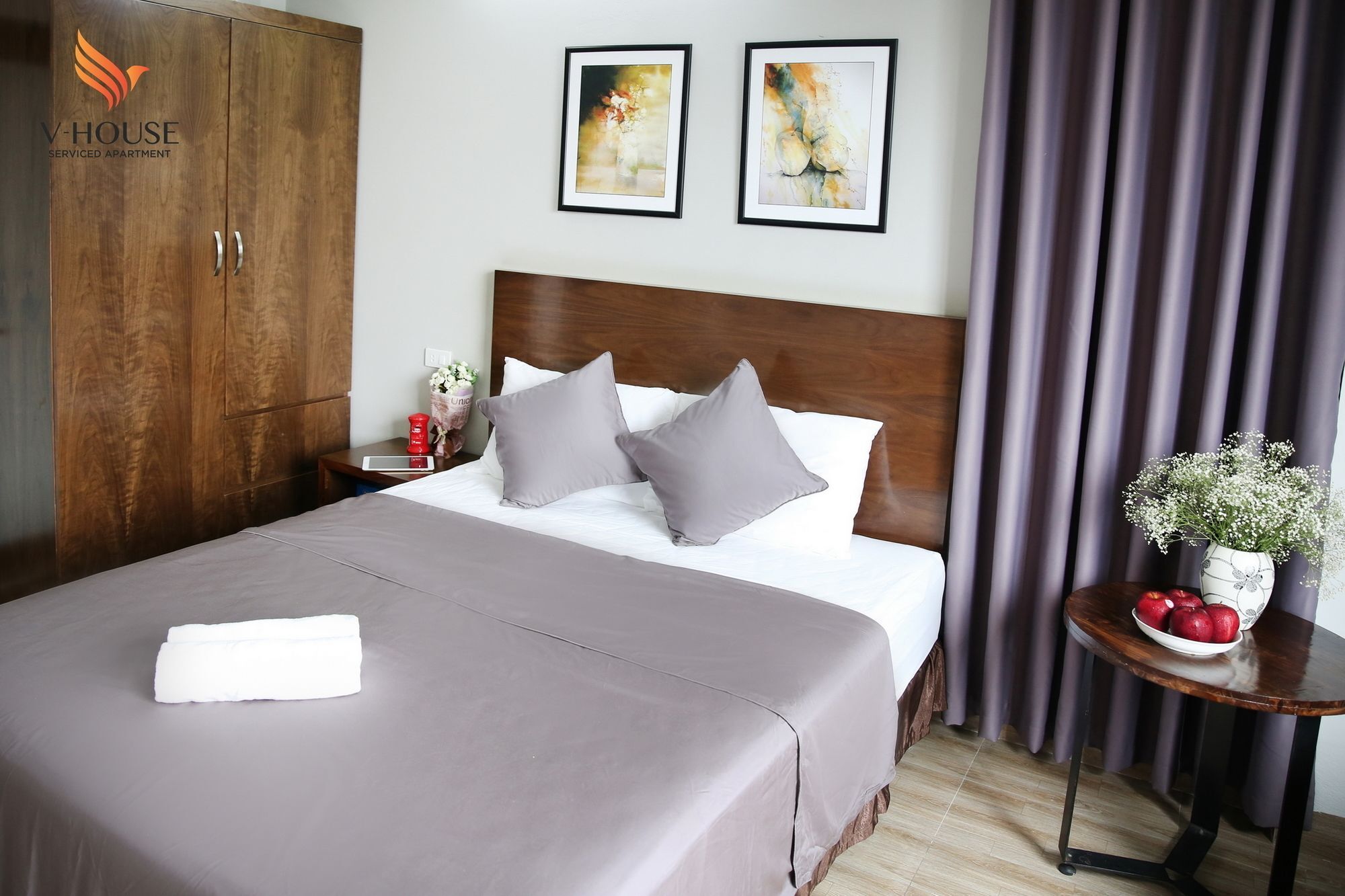 วี-เฮาส์ 6 เซอร์วิซ อพาร์ตเมนต์ Aparthotel ฮานอย ภายนอก รูปภาพ
